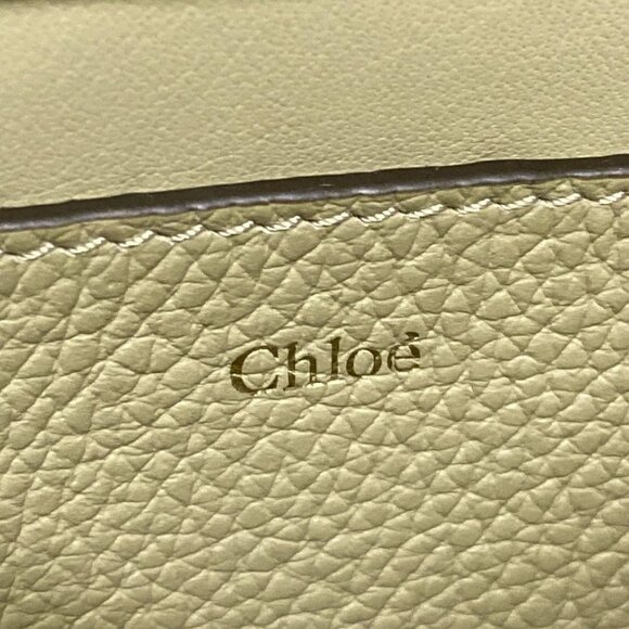 Chloe ALPHABET Light Green Leather - Shoulder Bag 698-051925 - Picture 13 of 14